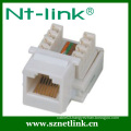 90 degree rj45 cat5e utp female keystone jack